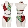 NewCosplay Demon Slayer Tomioka Giyuu Swimsuit Cosplay Costume Two-Piece Swimwear New Arrivals