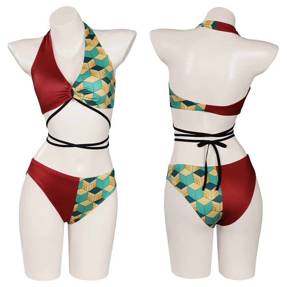 NewCosplay Demon Slayer Tomioka Giyuu Swimsuit Cosplay Costume Two-Piece Swimwear New Arrivals 3 NewCosplay Demon Slayer Tomioka Giyuu Swimsuit Cosplay Costume Two-Piece Swimwear New Arrivals