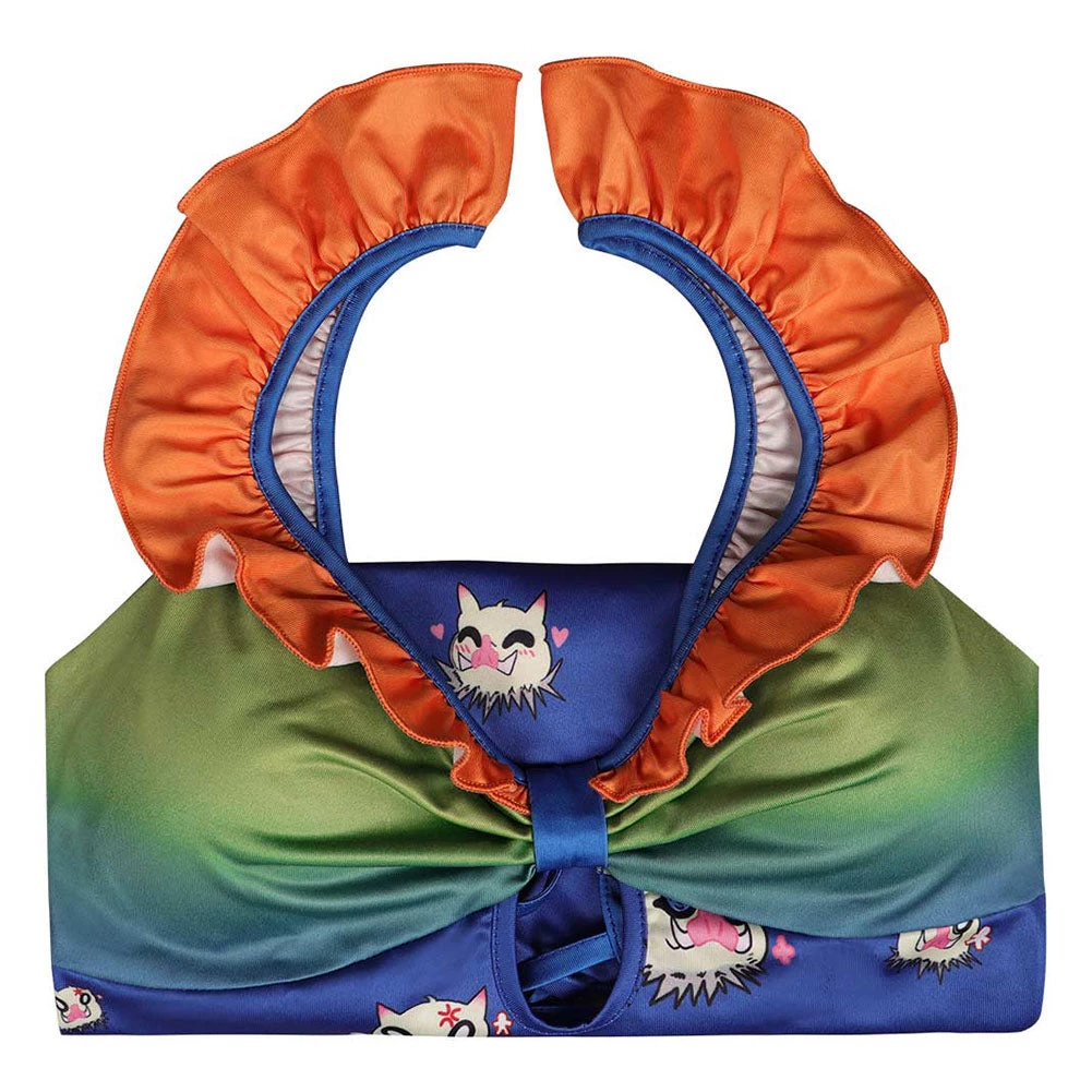 NewCosplay Anime Demon Slayer Hashibira Inosuke Sexy One-Piece Swimsuit Original Designers Cosplay Custome- New Arrivals 11 NewCosplay Anime Demon Slayer Hashibira Inosuke Sexy One-Piece Swimsuit Original Designers Cosplay Custome- New Arrivals