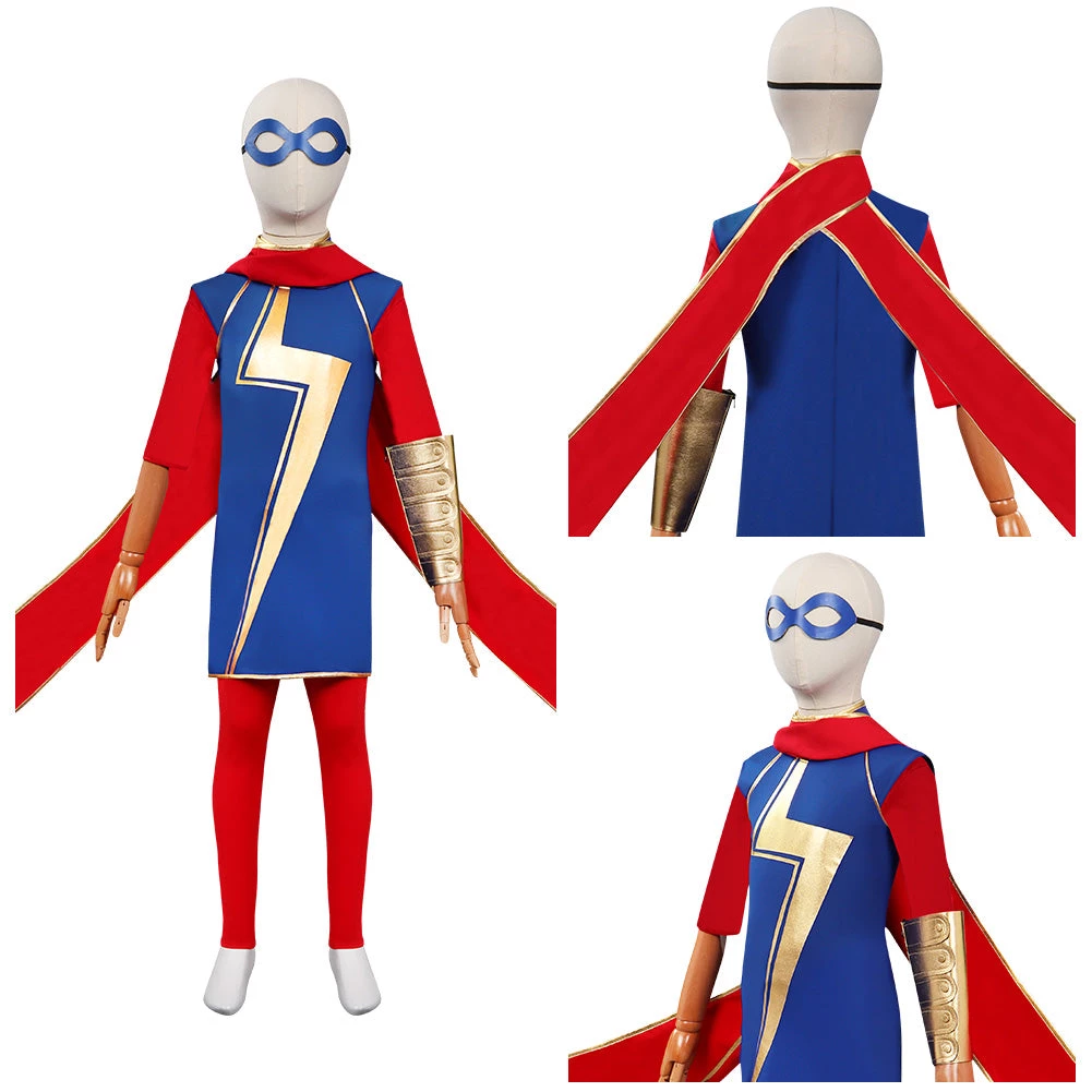 NewCossky Kids Children Ms.Marvel 2022 Kamala Khan Cosplay Costume Outfits Halloween Carnival Suit New Arrivals 4 NewCossky Kids Children Ms.Marvel 2022 Kamala Khan Cosplay Costume Outfits Halloween Carnival Suit New Arrivals