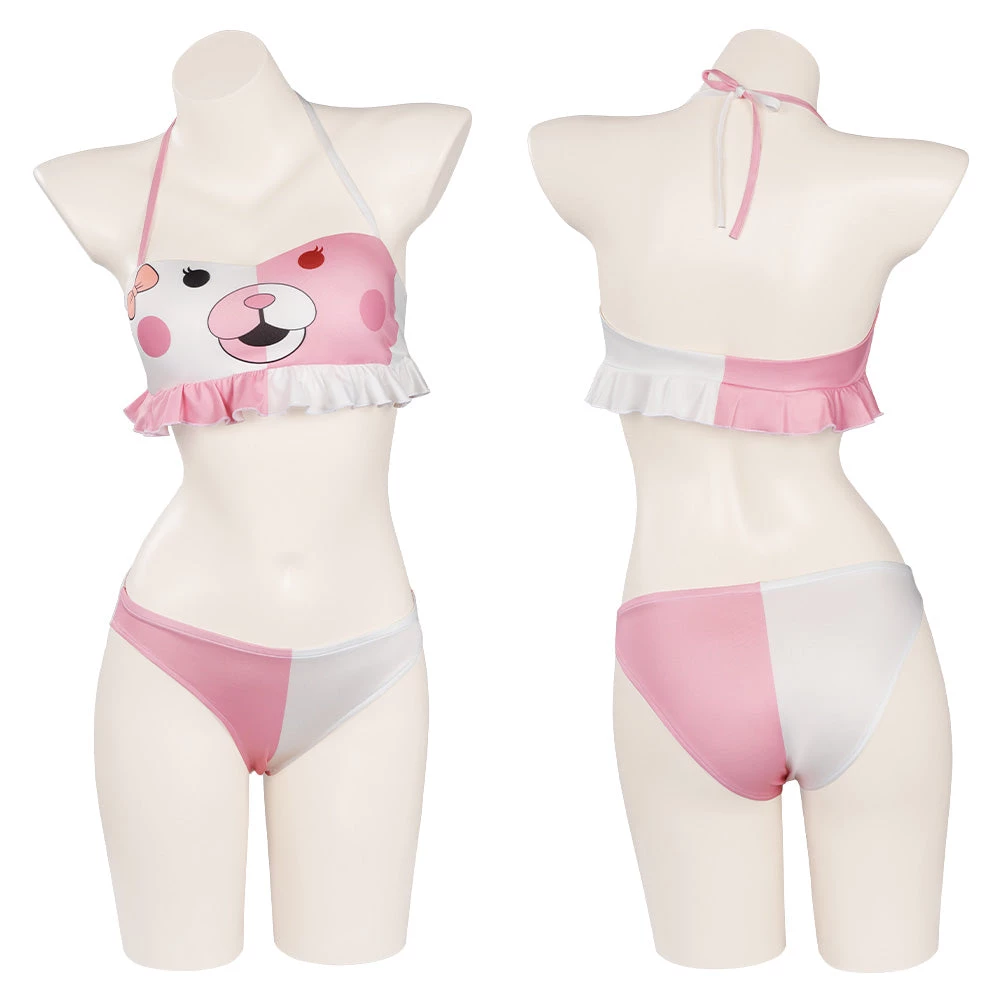 NewCosplay Danganronpa Monomi Original Designer Cosplay Costume Swimsuit Swimwear Halloween Carnival Suit-cossky® 3 NewCosplay Danganronpa Monomi Original Designer Cosplay Costume Swimsuit Swimwear Halloween Carnival Suit-cossky®