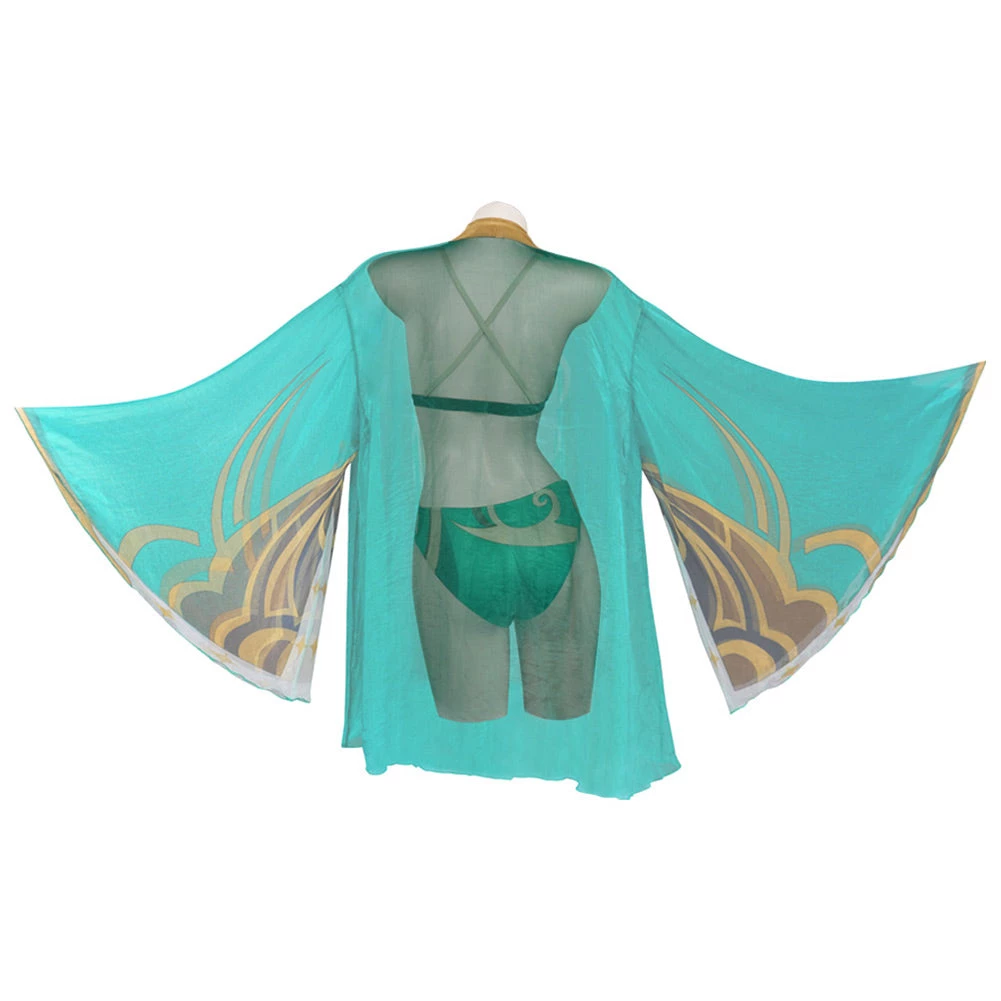 New Cosplaysky Genshin Impact Hina Goro Bikini Swimsuit Cosplay Costume Sexy Swimwear Cloak Outfits 7 New Cosplaysky Genshin Impact Hina Goro Bikini Swimsuit Cosplay Costume Sexy Swimwear Cloak Outfits