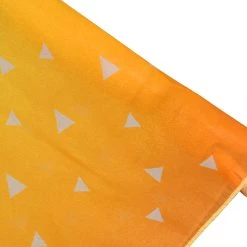 NewCosplay Children Kids Demon Slayer Agatsuma Zenitsu Cosplay Cloak Cape Kimono Coat