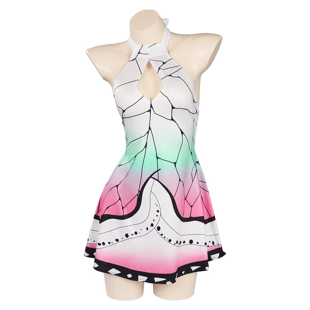 NewCosplay New Arrivals Demon Slayer - Kochou Shinobu Sexy Swimsuit Cosplay Costume 4 NewCosplay New Arrivals Demon Slayer - Kochou Shinobu Sexy Swimsuit Cosplay Costume