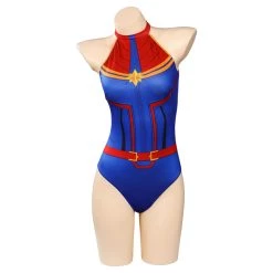 NewCosplay Captain Marvel Carol Danvers Original Design Cosplay Costume Sexy Swimsuit Outfits