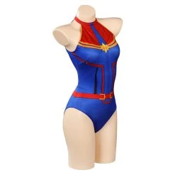 NewCosplay Captain Marvel Carol Danvers Original Design Cosplay Costume Sexy Swimsuit Outfits