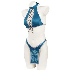 NewCosplay Mortal Kombat Kitana Sexy Bikini Swimsuit Cosplay Costume New Arrivals