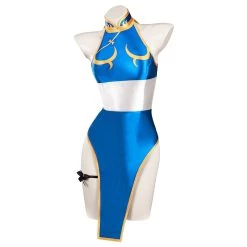 Fandomsky Street Fighter(SF) Chun-Li Original Design Sexy Swimsuit Cosplay Costume Swimwear Outfits New Arrivals