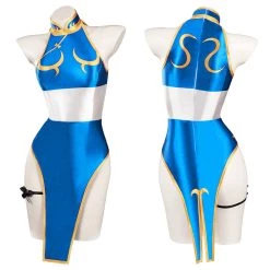 Fandomsky Street Fighter(SF) Chun-Li Original Design Sexy Swimsuit Cosplay Costume Swimwear Outfits New Arrivals