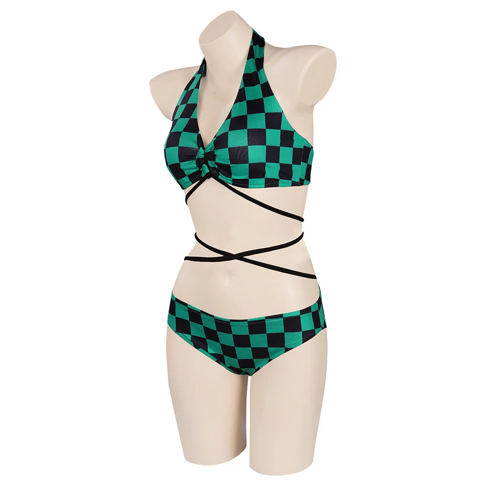 NewCosplay Demon Slayer - Kamado Tanjiro Sexy Swimsuit Cosplay Costume New Arrivals 5 NewCosplay Demon Slayer - Kamado Tanjiro Sexy Swimsuit Cosplay Costume New Arrivals