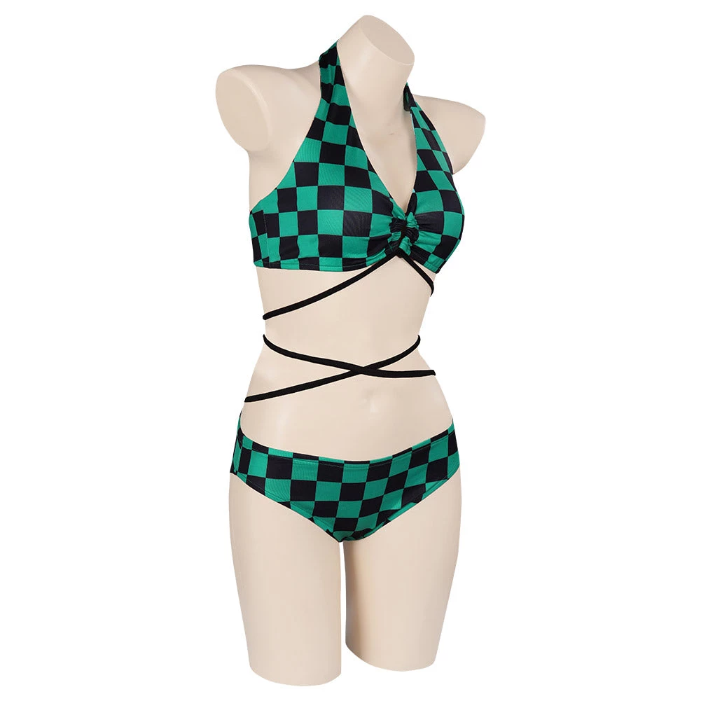 NewCosplay Demon Slayer - Kamado Tanjiro Sexy Swimsuit Cosplay Costume New Arrivals 7 NewCosplay Demon Slayer - Kamado Tanjiro Sexy Swimsuit Cosplay Costume New Arrivals