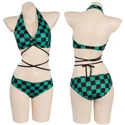 NewCosplay Demon Slayer - Kamado Tanjiro Sexy Swimsuit Cosplay Costume New Arrivals