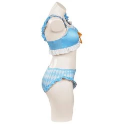CosplaySky Alice In Wonderland Alice Swimsuit Cosplay Costume Two-Piece Bikini Swimwear Outfits
