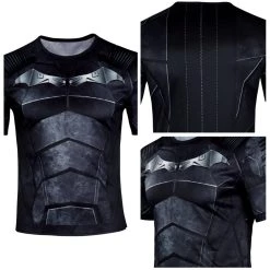 NewCosplay The Batman2022-Bruce Wayne Cosplay Short Sleeve T-shirt For Adult