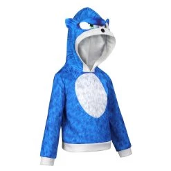NewCosplay New Arrivals Kids Sonic The Hedgehog 2 (2022) Sonic Hoodie Hooded Sweatshirt 14 NewCosplay New Arrivals Kids Sonic The Hedgehog 2 (2022) Sonic Hoodie Hooded Sweatshirt