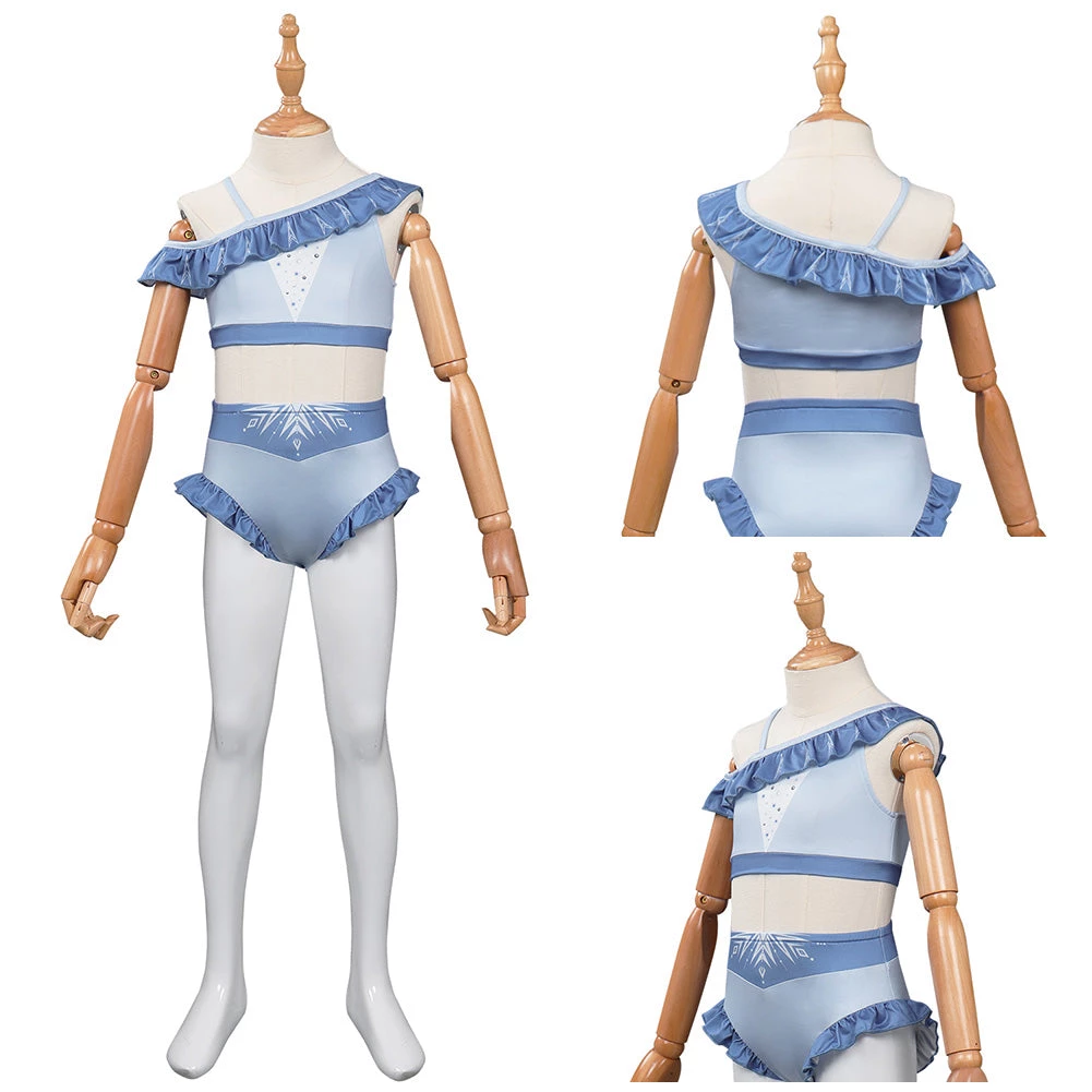 New Cosplaysky Kids Children Frozen Elsa Swimsuit Cosplay Costume Jumpsuit Swimwear 11 New Cosplaysky Kids Children Frozen Elsa Swimsuit Cosplay Costume Jumpsuit Swimwear