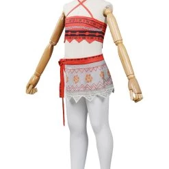 Fandombuy Kids Children Moana Swimsuit Cosplay Costume Two-Piece Swimwear