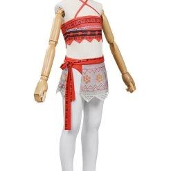 Fandombuy Kids Children Moana Swimsuit Cosplay Costume Two-Piece Swimwear