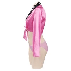 Viele Kostüme New Arrivals Retro Pink Ladies Grease Swimsuit Cosplay Costume Jumpsuit Swimwear Halloween Carnival Suit