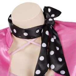 Viele Kostüme New Arrivals Retro Pink Ladies Grease Swimsuit Cosplay Costume Jumpsuit Swimwear Halloween Carnival Suit