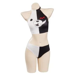 Viele Kostüme New Arrivals Danganronpa Bikini Swimsuit Cosplay Costume Sexy Swimwear Cloak Outfits
