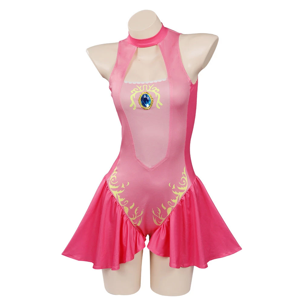 INSWEAR Princess Peach Swimsuit Cosplay Costume Jumpsuit Swimwear Outfits New Arrivals 4 INSWEAR Princess Peach Swimsuit Cosplay Costume Jumpsuit Swimwear Outfits New Arrivals