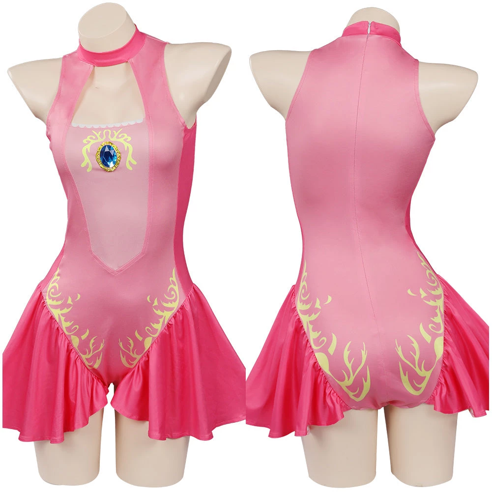 INSWEAR Princess Peach Swimsuit Cosplay Costume Jumpsuit Swimwear Outfits New Arrivals 3 INSWEAR Princess Peach Swimsuit Cosplay Costume Jumpsuit Swimwear Outfits New Arrivals