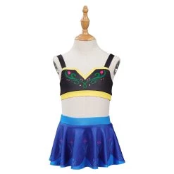 Cossky New Arrivals Kids Children Frozen Anna Swimsuit Cosplay Costume Jumpsuit Swimwear
