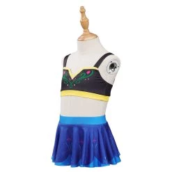 Cossky New Arrivals Kids Children Frozen Anna Swimsuit Cosplay Costume Jumpsuit Swimwear