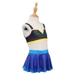 Cossky New Arrivals Kids Children Frozen Anna Swimsuit Cosplay Costume Jumpsuit Swimwear