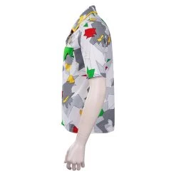 NewCosplay Stranger Things 4 Dustin Henderson Cosplay T-shirt Short Sleeve Shirt 17 NewCosplay Stranger Things 4 Dustin Henderson Cosplay T-shirt Short Sleeve Shirt