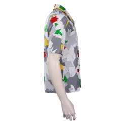 NewCosplay Stranger Things 4 Dustin Henderson Cosplay T-shirt Short Sleeve Shirt 18 NewCosplay Stranger Things 4 Dustin Henderson Cosplay T-shirt Short Sleeve Shirt