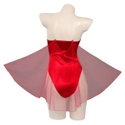 Viele Kostüme WandaVision Scarlet Witch Original Design Sexy Swimsuit Cosplay Costumes Swimwear Cloak Outfits -cossky® New Arrivals