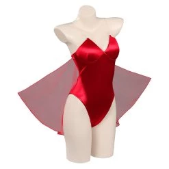 Viele Kostüme WandaVision Scarlet Witch Original Design Sexy Swimsuit Cosplay Costumes Swimwear Cloak Outfits -cossky® New Arrivals