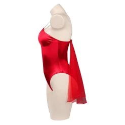 Viele Kostüme WandaVision Scarlet Witch Original Design Sexy Swimsuit Cosplay Costumes Swimwear Cloak Outfits -cossky® New Arrivals