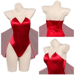 Viele Kostüme WandaVision Scarlet Witch Original Design Sexy Swimsuit Cosplay Costumes Swimwear Cloak Outfits -cossky® New Arrivals