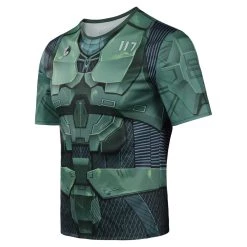 NewCosplay New Arrivals Halo Season 1 Master Chief John 117 Cosplay Costume Short Sleeve 3D Print T-shirt 13 NewCosplay New Arrivals Halo Season 1 Master Chief John 117 Cosplay Costume Short Sleeve 3D Print T-shirt