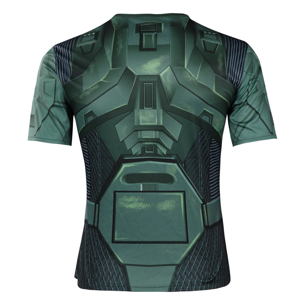 NewCosplay New Arrivals Halo Season 1 Master Chief John 117 Cosplay Costume Short Sleeve 3D Print T-shirt 6 NewCosplay New Arrivals Halo Season 1 Master Chief John 117 Cosplay Costume Short Sleeve 3D Print T-shirt