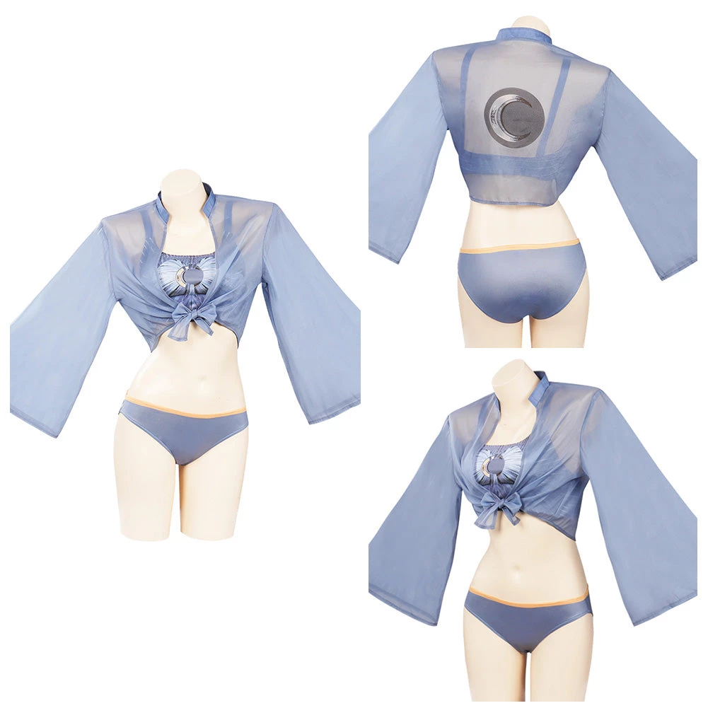 NewCossky Moon Knight (2022) Marc Spector Original Design Cosplay Costume Bikini Top Shorts Swimsuit Outfits 4 NewCossky Moon Knight (2022) Marc Spector Original Design Cosplay Costume Bikini Top Shorts Swimsuit Outfits