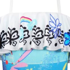 NewCossky New Arrivals Kids Children Encanto Mirabel Original Design Swimsuit Cosplay Costume Jumpsuit Swimwear Outfits