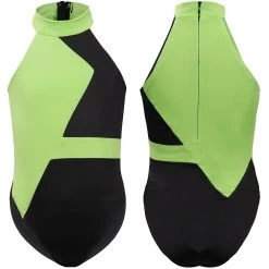 Fandombuy Kids Girls Kim Possible Shego Swimsuit Cosplay Costume New Arrivals