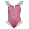 New Cosplaysky Kids Girls Demon Slayer Kamado Nezuko Cosplay Costumes Jumpsuit Swimsuit New Arrivals