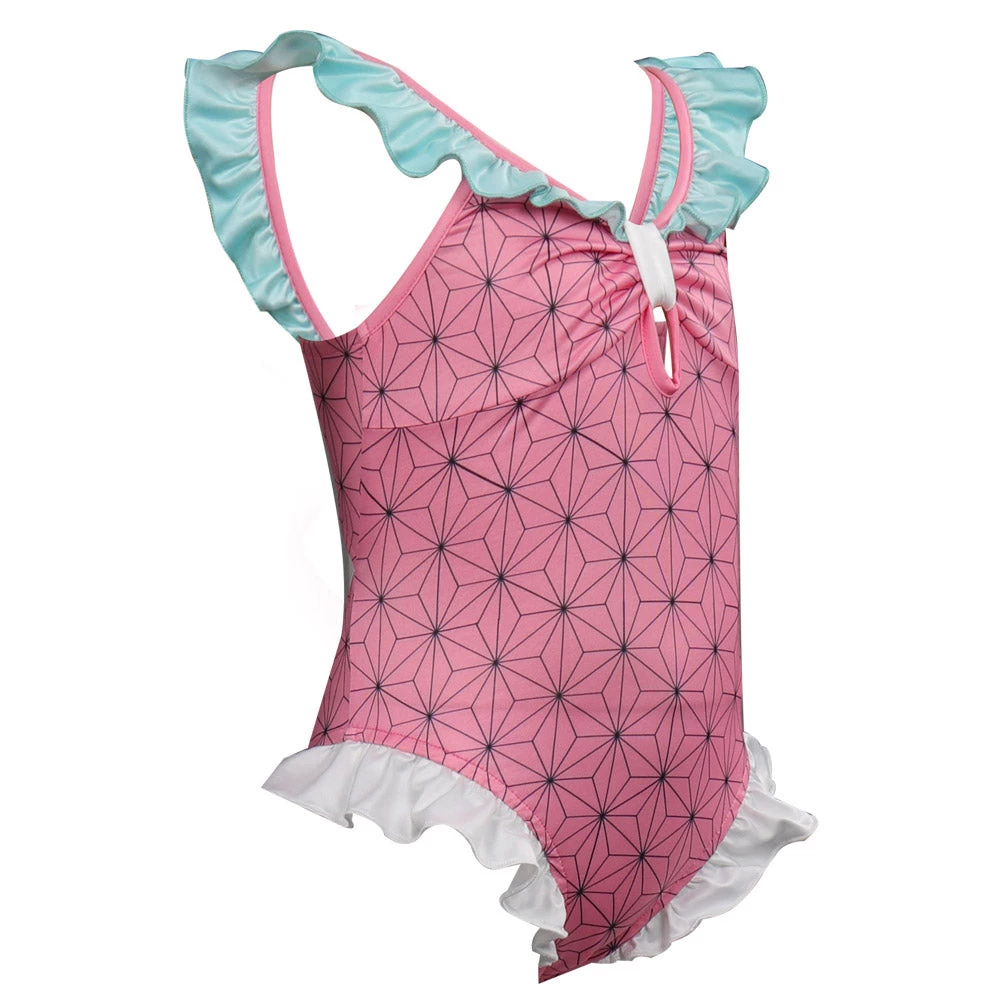 New Cosplaysky Kids Girls Demon Slayer Kamado Nezuko Cosplay Costumes Jumpsuit Swimsuit New Arrivals 7 New Cosplaysky Kids Girls Demon Slayer Kamado Nezuko Cosplay Costumes Jumpsuit Swimsuit New Arrivals