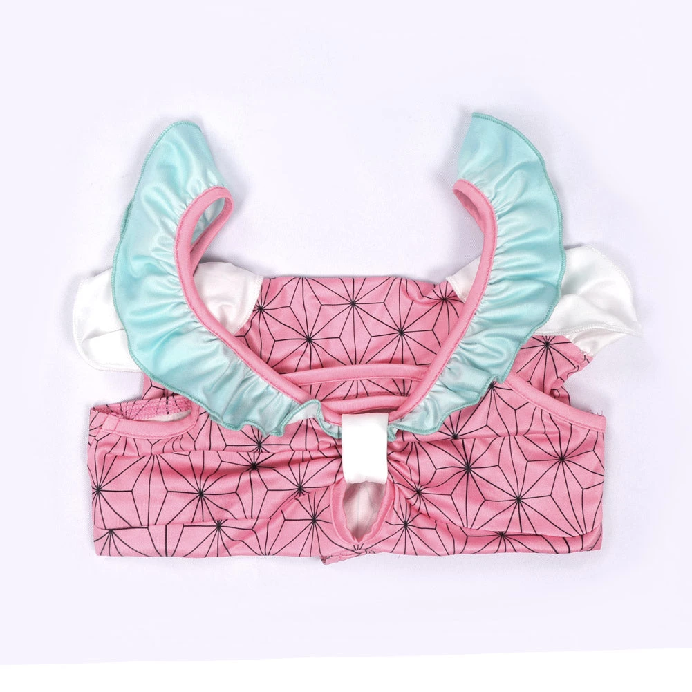 New Cosplaysky Kids Girls Demon Slayer Kamado Nezuko Cosplay Costumes Jumpsuit Swimsuit New Arrivals 10 New Cosplaysky Kids Girls Demon Slayer Kamado Nezuko Cosplay Costumes Jumpsuit Swimsuit New Arrivals