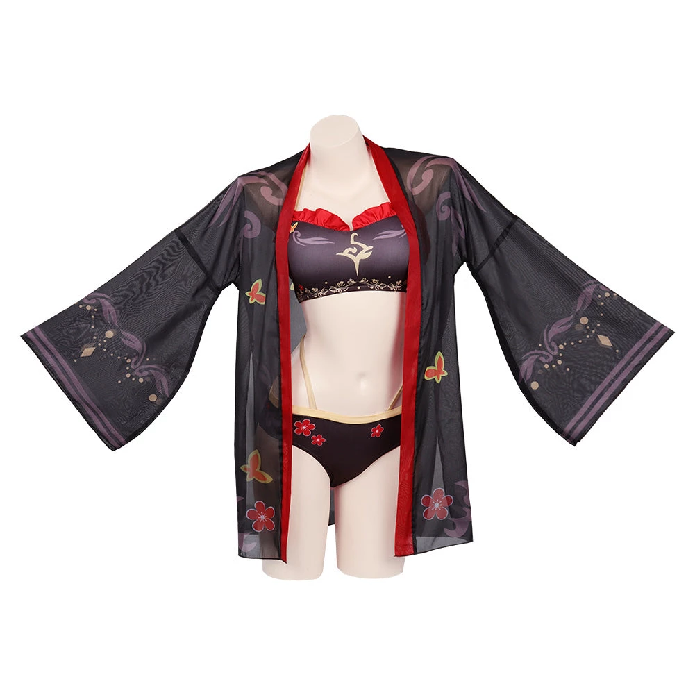 New Cosplaysky Genshin Impact Hutao Original Design Swimsuit Cosplay Costume-cossky® New Arrivals 4 New Cosplaysky Genshin Impact Hutao Original Design Swimsuit Cosplay Costume-cossky® New Arrivals