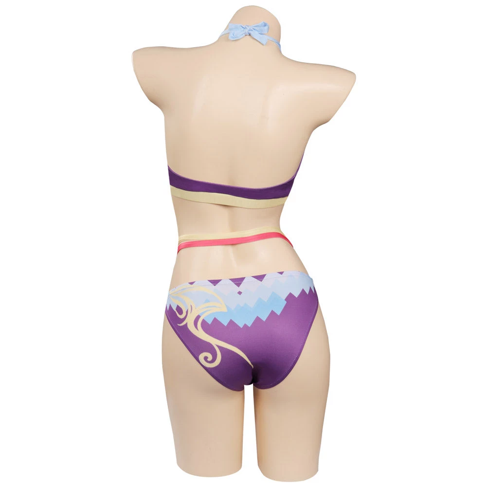 Cossky Genshin Impact Ganyu Swimsuit Cosplay Costume Women Bikini Top Shorts Outfits Halloween Carnival Suits New Arrivals 6 Cossky Genshin Impact Ganyu Swimsuit Cosplay Costume Women Bikini Top Shorts Outfits Halloween Carnival Suits New Arrivals