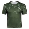 The Batman Riddler Original Design Cosplay Costumes Short Sleeve T-shirt -cossky® New Arrivals