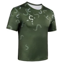 The Batman Riddler Original Design Cosplay Costumes Short Sleeve T-shirt -cossky® New Arrivals