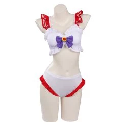 NewCosplay Sailor Moon Huo Yeli Original Design Swimsuit Cosplay Costume Bikini Top Shorts Outfits 10 NewCosplay Sailor Moon Huo Yeli Original Design Swimsuit Cosplay Costume Bikini Top Shorts Outfits