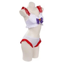 NewCosplay Sailor Moon Huo Yeli Original Design Swimsuit Cosplay Costume Bikini Top Shorts Outfits 13 NewCosplay Sailor Moon Huo Yeli Original Design Swimsuit Cosplay Costume Bikini Top Shorts Outfits